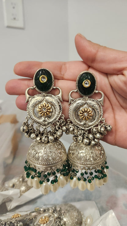 Anya Mautika Jhumkas