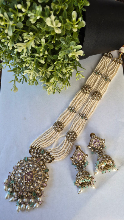 Kasturi Pearl Mala set