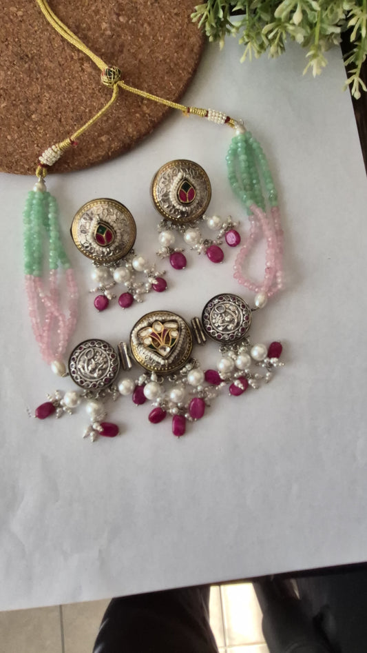 Seema Kundan Fusion choker