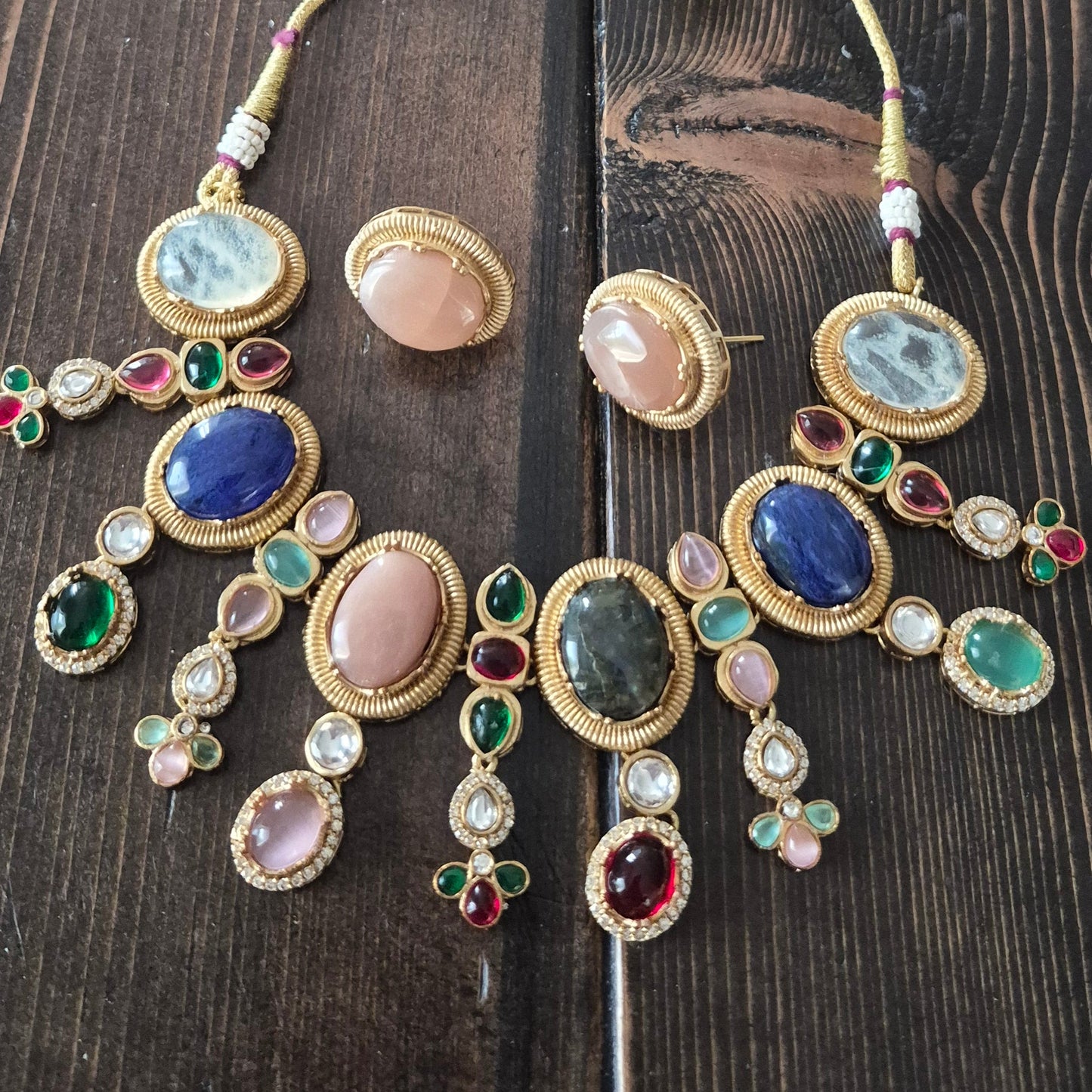 Kasturi MultiColor Sabhya inspired Set