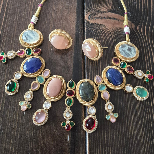 Kasturi MultiColor Sabhya inspired Set