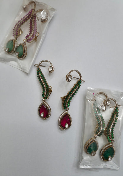 Kundan Cuff drops
