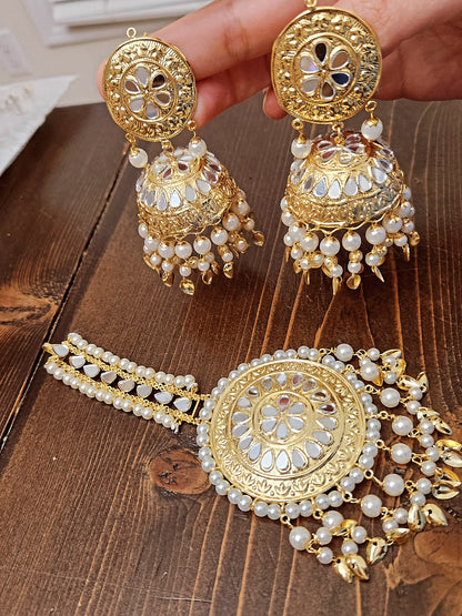 1gm gold Mang tikka set