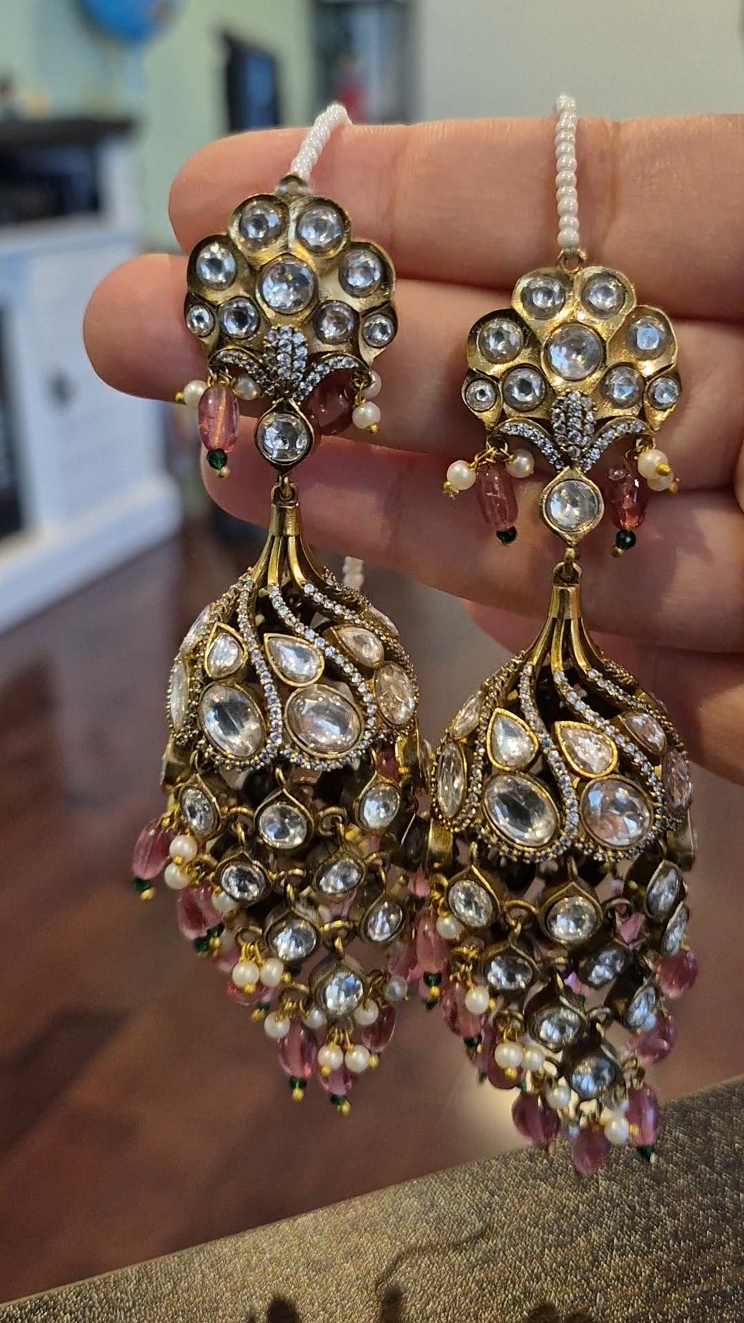 Koyal Kundan Jhumkas