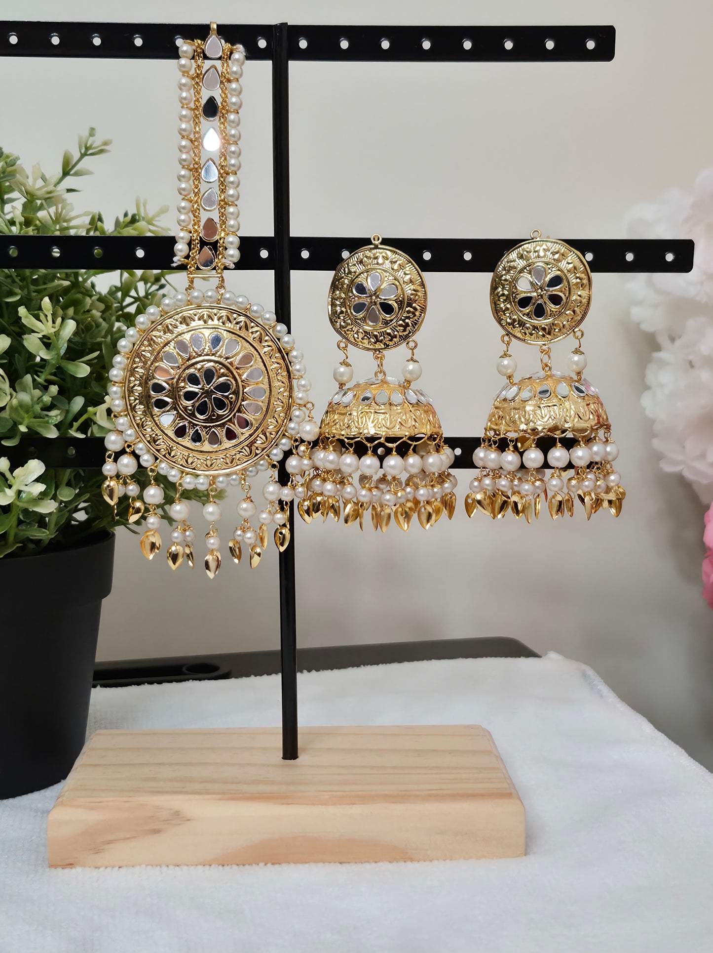 1gm gold Mang tikka set