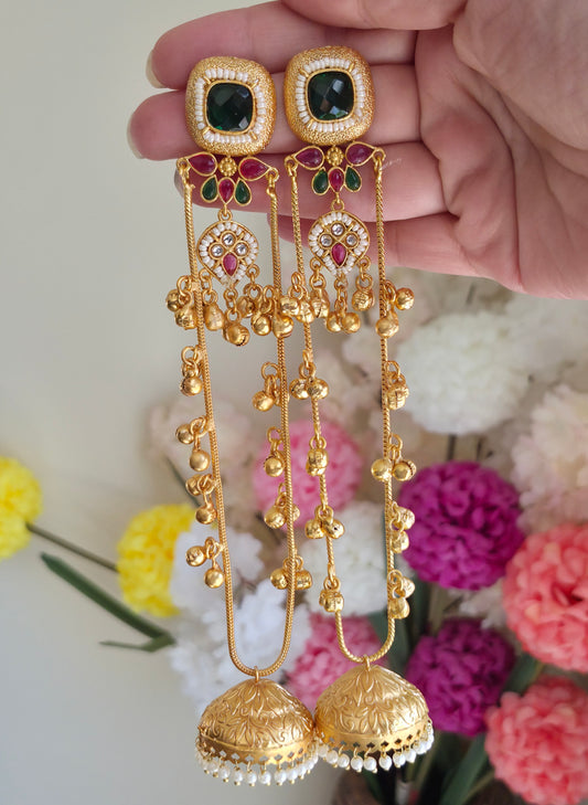 Trisha Kashmiri Jhumkas