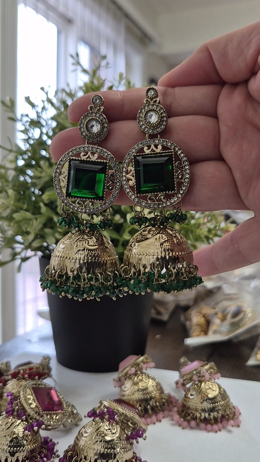 Vritika jhumkas