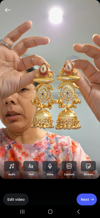 Shruti Pearl Jhumka