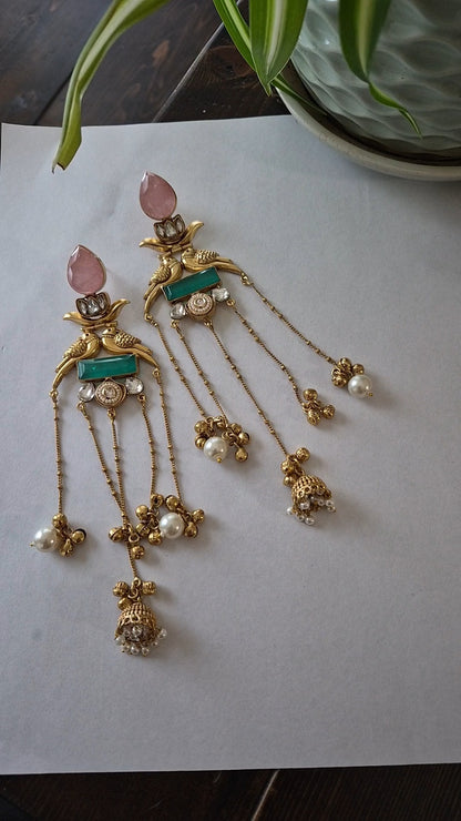 Shanaia Kashmiri Jhumkas