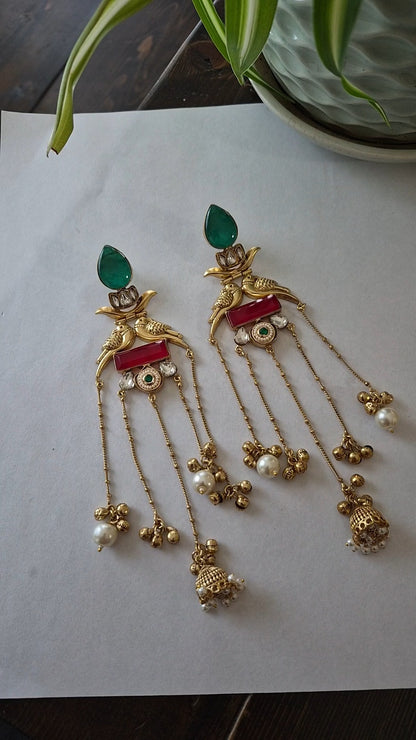 Shanaia Kashmiri Jhumkas