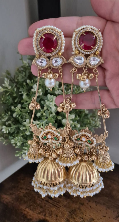 Sunaina Kashmiri Jhumkas
