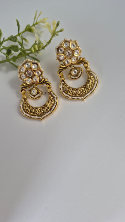 Kesar Gold Touch Earrings