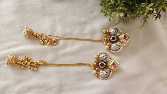 Dual Tone Kashmiri Jhumkas