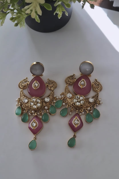 Jasmine Kundan Drops