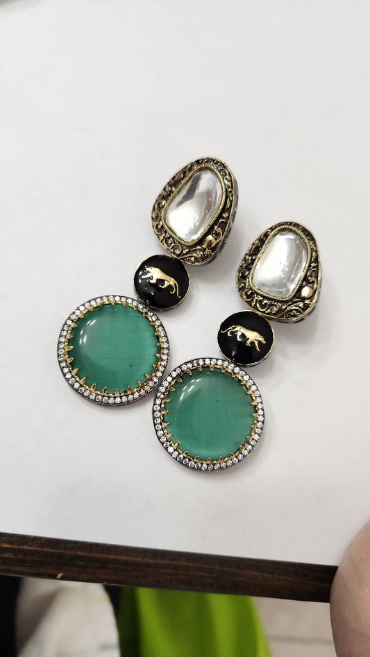 Sabhyasachi inspired plain stone