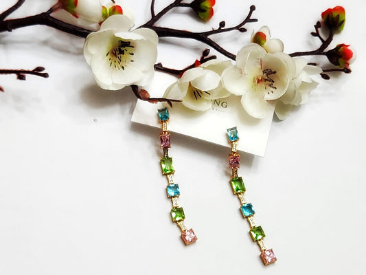 Square Drop Earrings